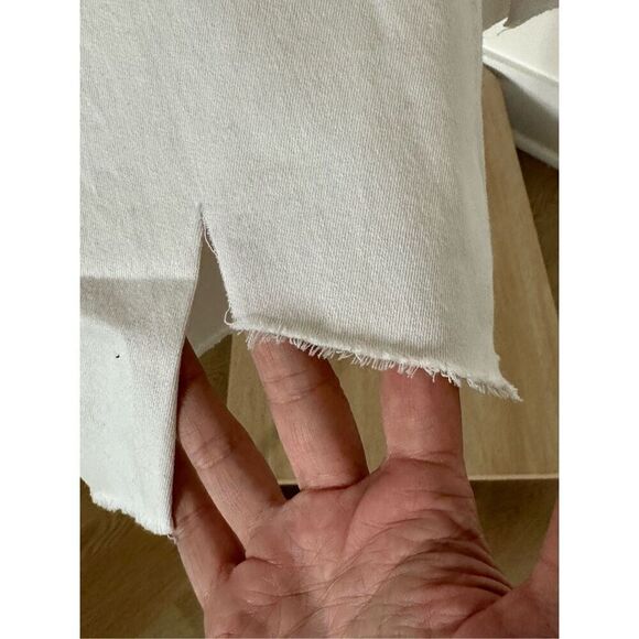 Hue white high waist distressed jeggings sz medium‎ - Picture 2 of 9